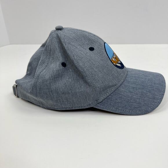 The Game Steamboat Springs Patch Baseball Cap Gray Adjustable Back Strap - Picture 9 of 14